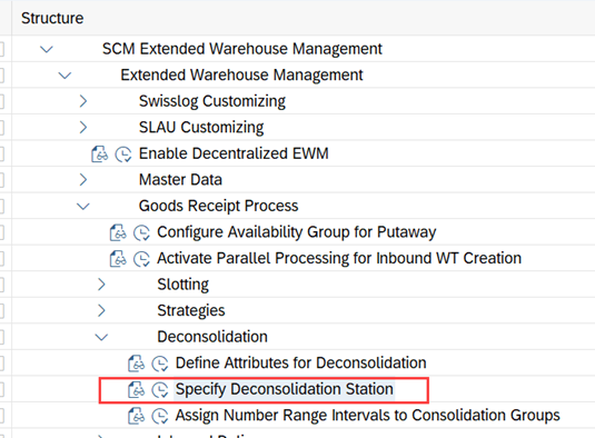 SAP EWM work center determination for deconsolidation_07